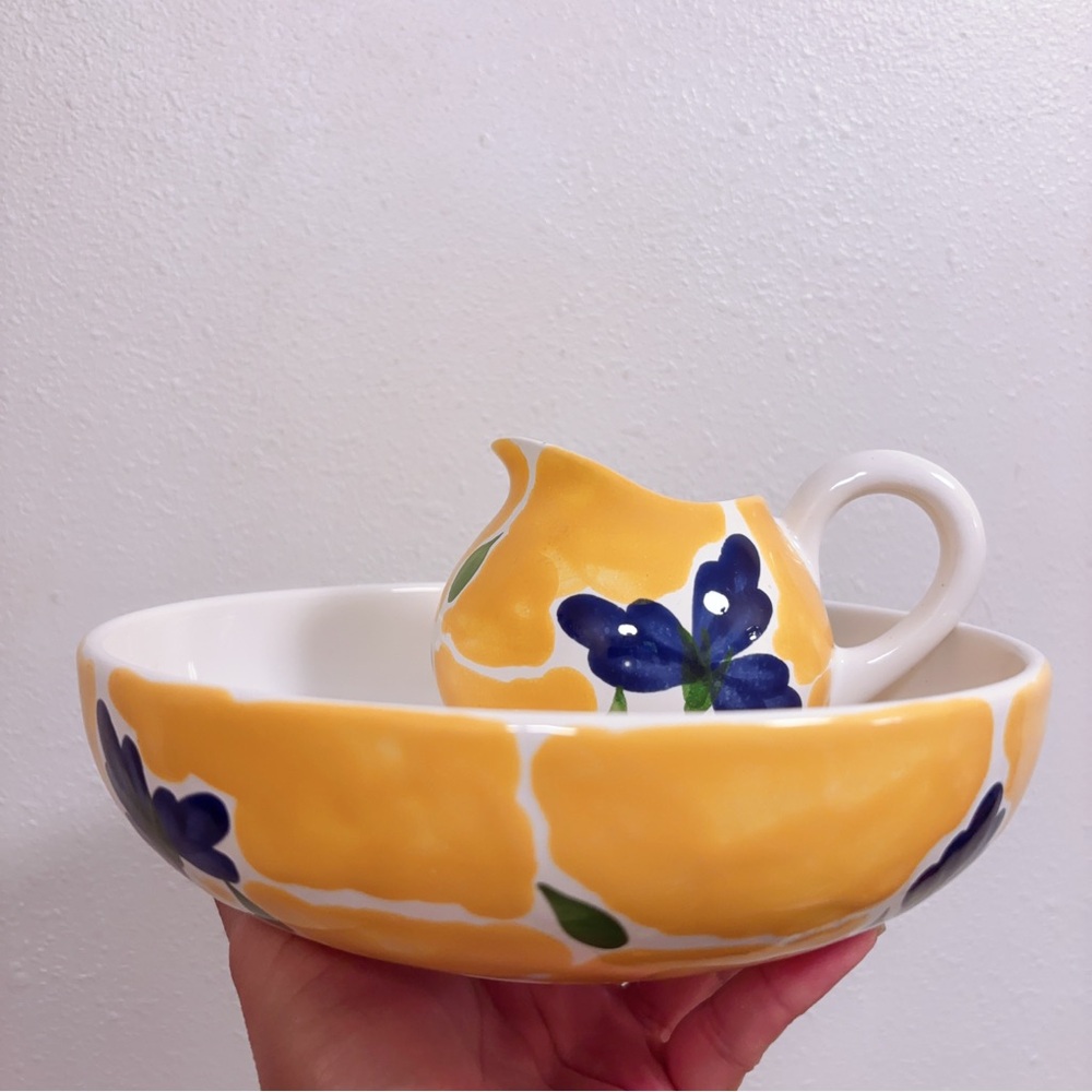 St.Tropez by DANSK Individual Pasta Bowl and Creamer